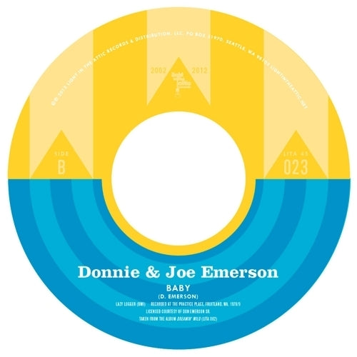 Light In The Attic 10 Year Anniversary: Donnie & Joe Emerson "Baby"