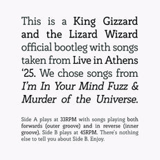 Songs from I'm In Your Mind Fuzz & Murder of the Universe Live in Athens '25