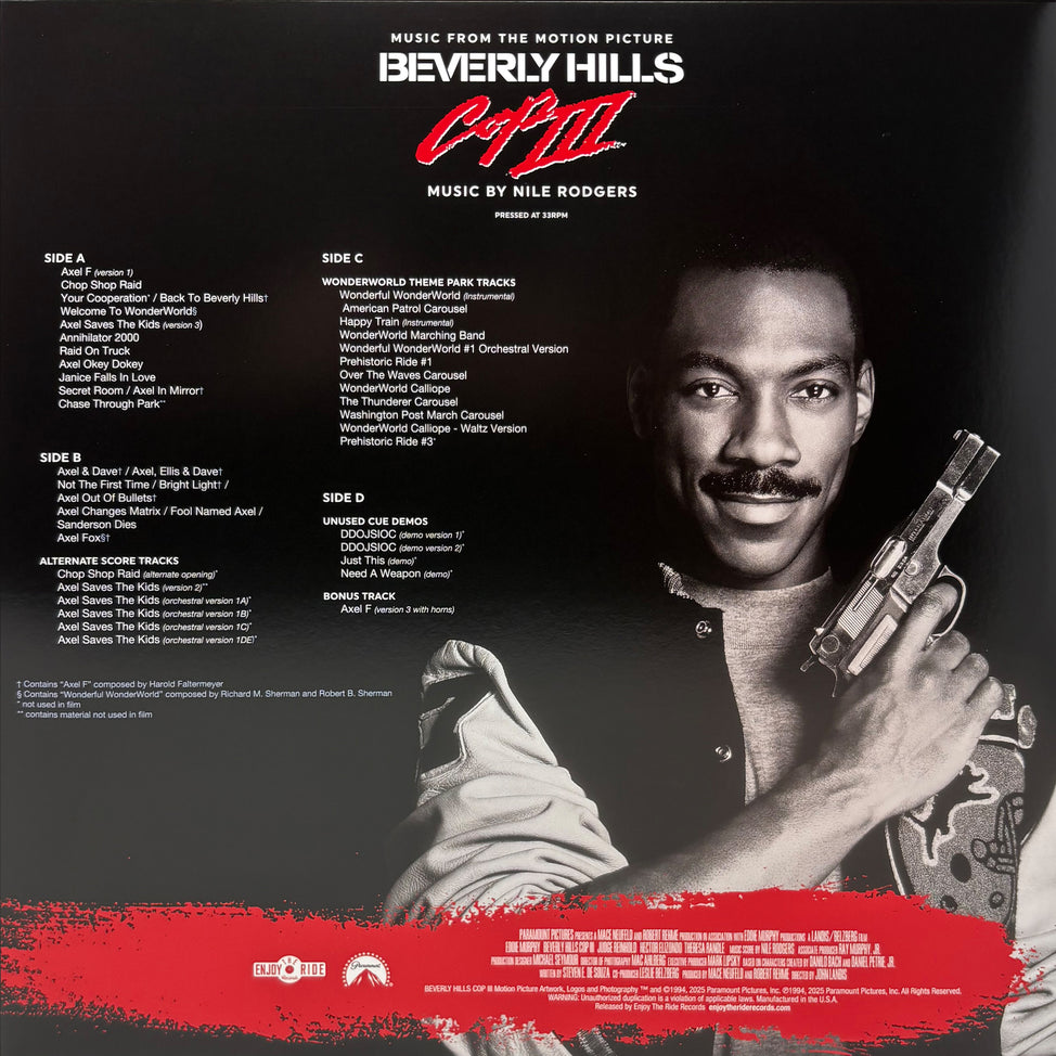 Beverly Hills Cop III Original Motion Picture Score (LITA Exclusive Variant)