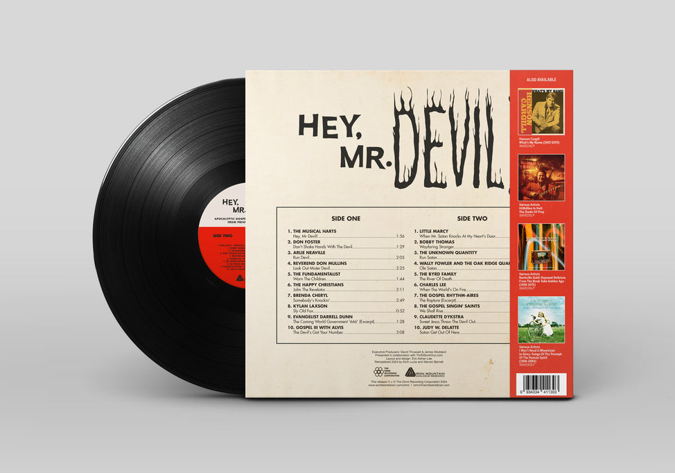 Hey, Mr Devil: Apocalyptic Gospel And Rapture Rockabilly From Private Press Prophets (1964-1984)