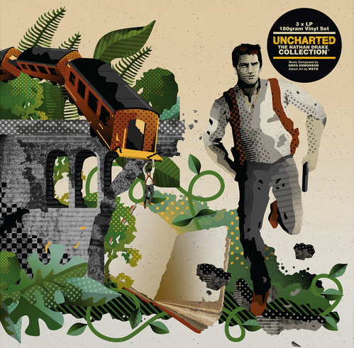 Artwork Drake in Cover, Uncharted 1, Naughty Dog