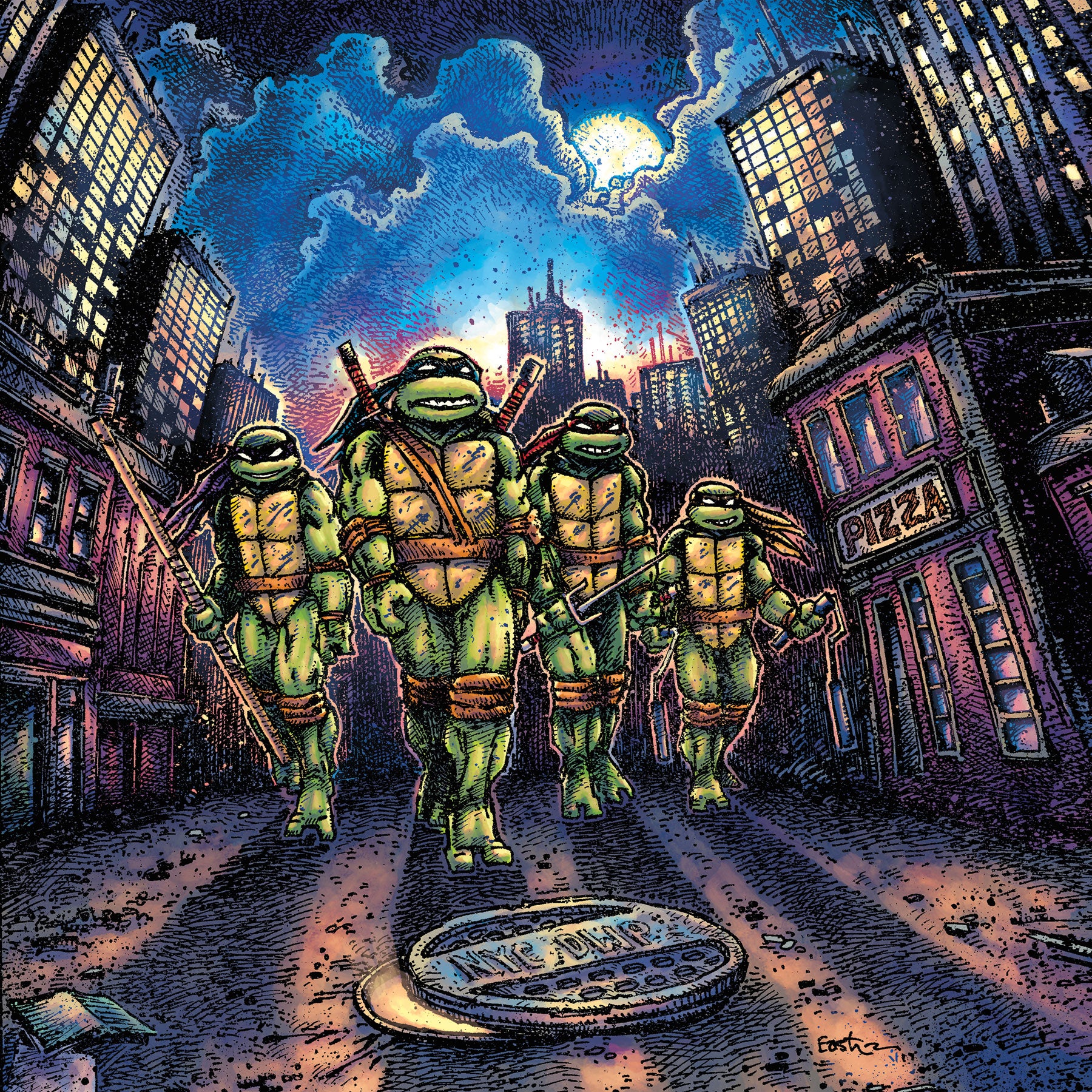 Teenage Mutant Ninja Turtles #140 Cover Artist Proof by Rod
