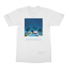 Pacific Breeze 1 Short Sleeved White T-Shirt